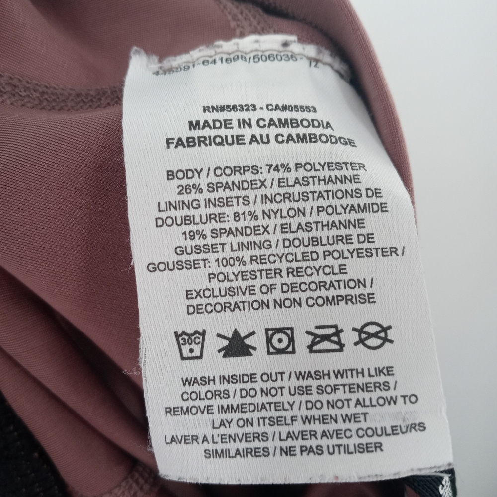 Nike Women's Power Speed 7/8 Tights Mauve Small - Picture 14 of 16